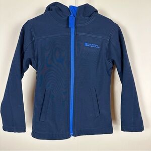 Mountain Warehouse Soft-shell Waterproof Jacket, Blue, Kids 3-4 years